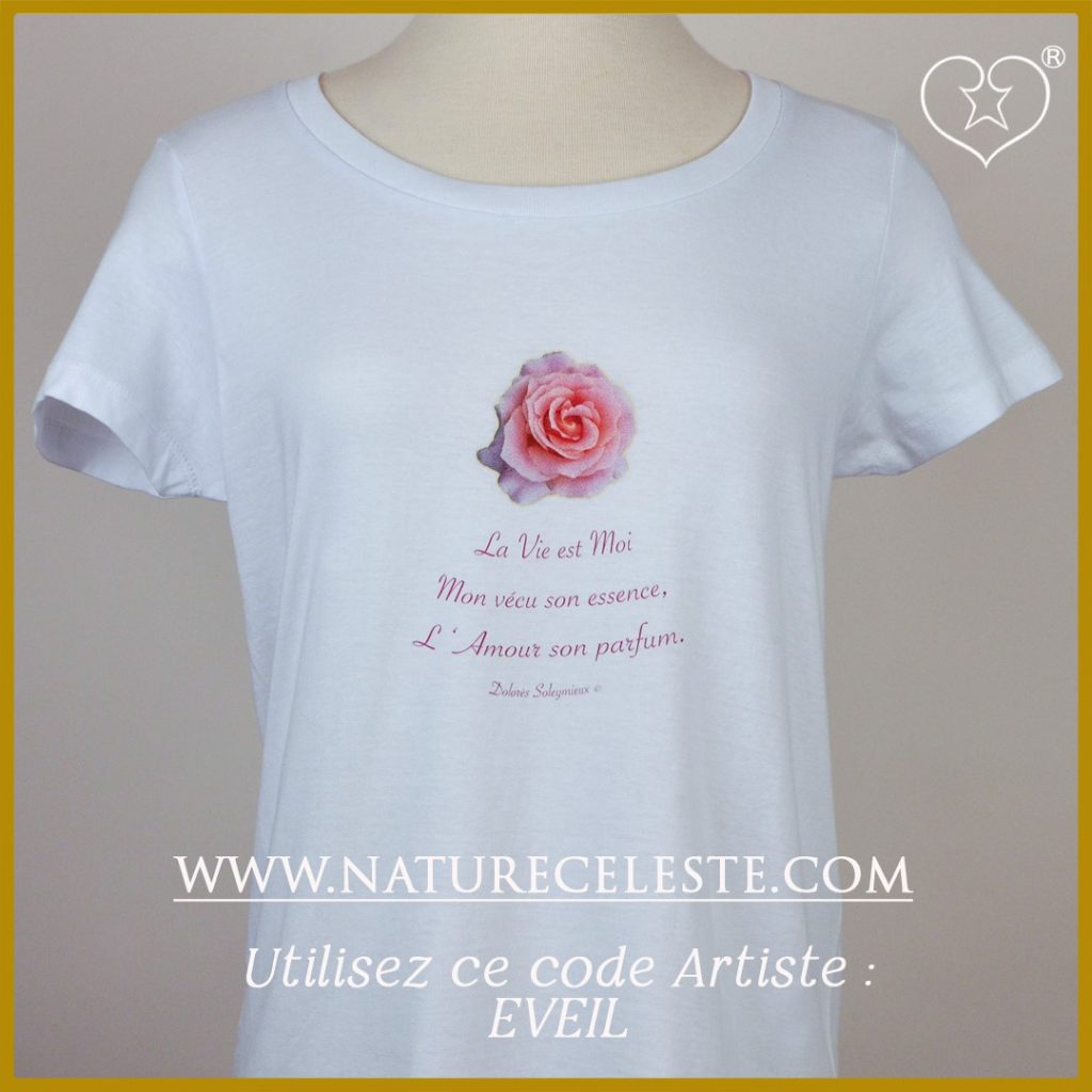 T-shirt "La Rose" - Femme